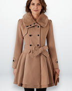 Winter Trenchcoat mit Gefüttertem Kragen