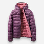 Wendbare Übergangsjacke für Damen mit Kapuze