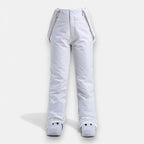 Warme Skihose für Damen mit bequemem Über-Boot Beinabschluss – einfarbig