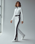 Damen Skianzug tailliert mit Kontrastdetails – figurbetont & sportlich