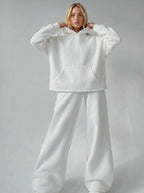 Oversized Hoodie-Set mit weiter Hose für Damen