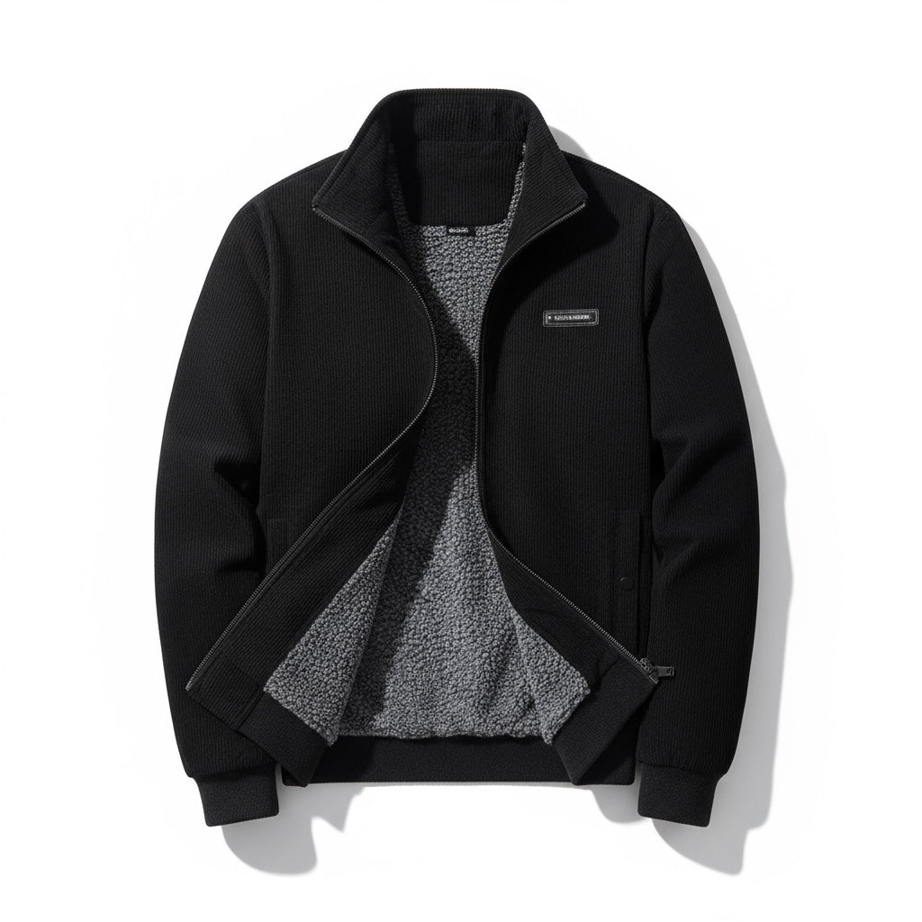 Blouson für Herren mit Stehkragen und warmem Innenfutter