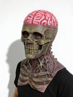 Halloween Maske mit Totenkopf-Design für Unisex