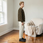 Anzughose für Herren mit bequemem elastischem Bund hinten in gerader Passform