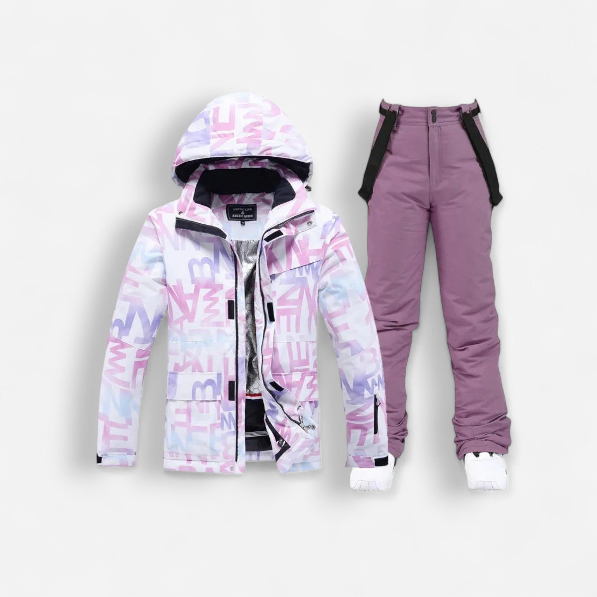 Zweiteiliger Skianzug für Damen mit Jacke und Hose