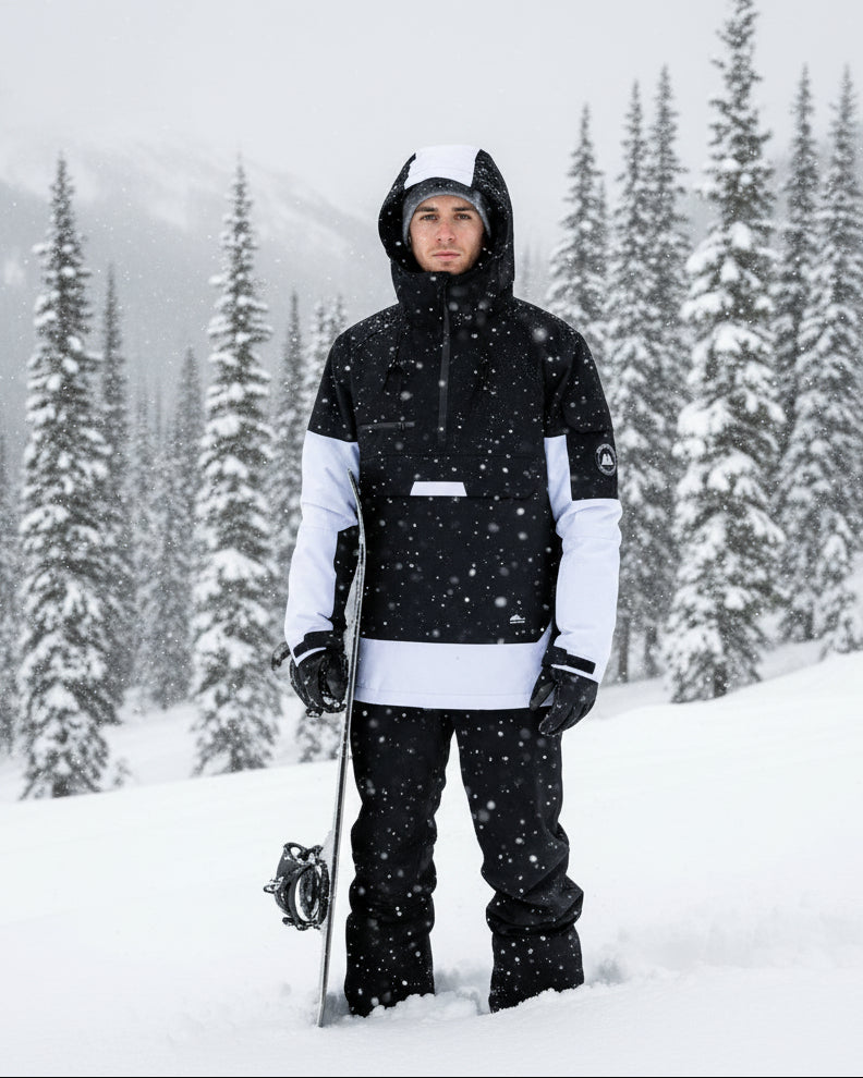Snowboardjacke für Herren und Damen im Anorak-Stil