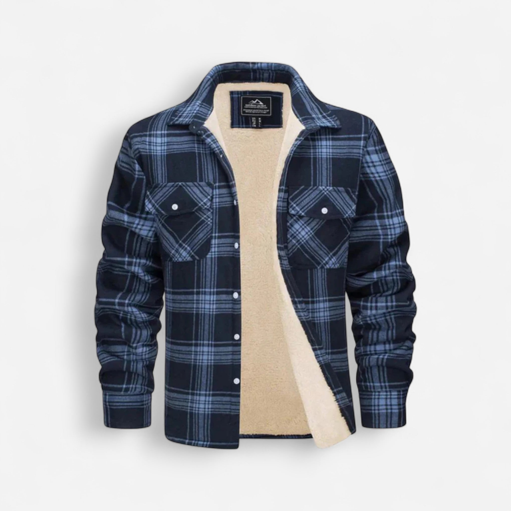 Gefütterte Holzfäller Hemdjacke für Herren