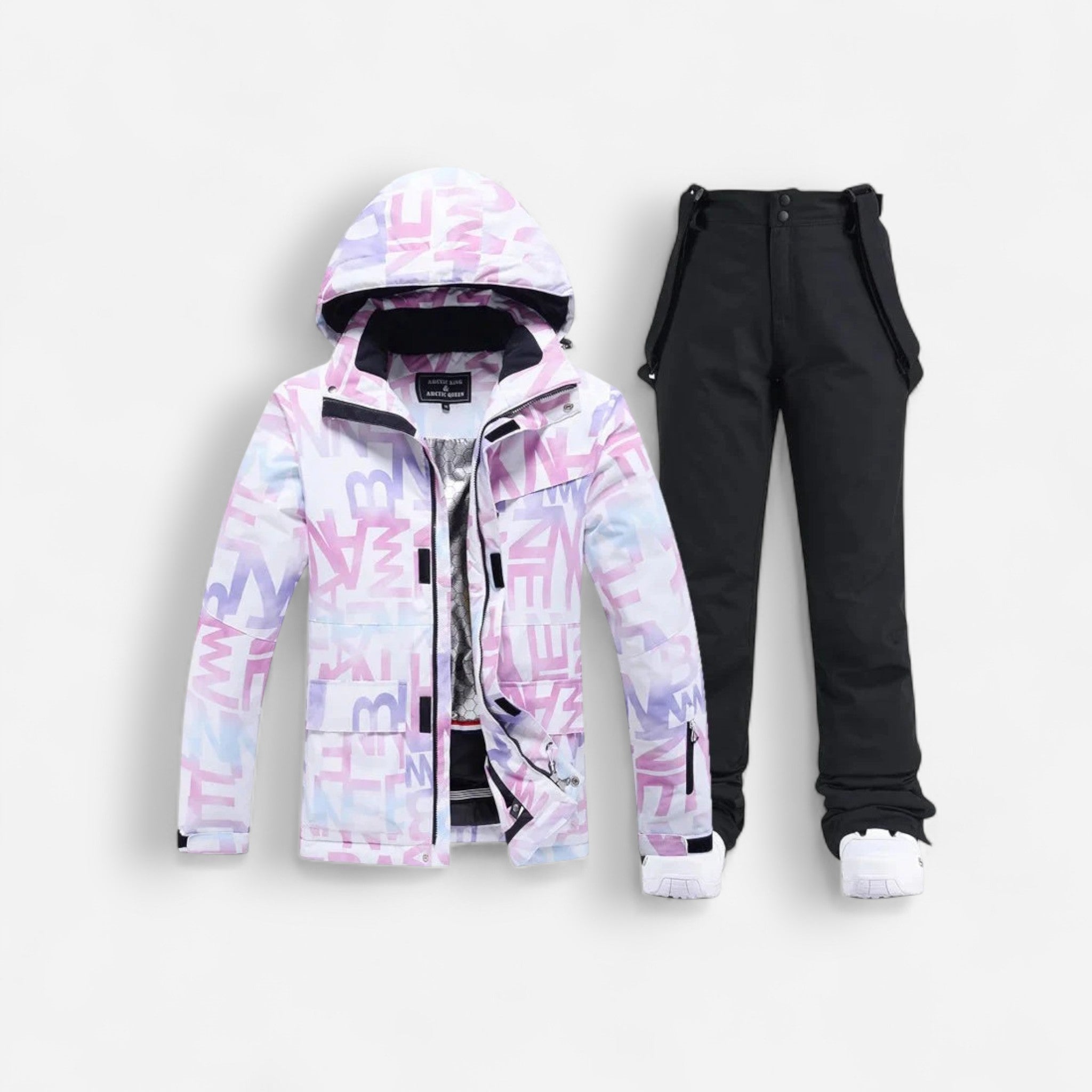 Zweiteiliger Skianzug für Damen mit Jacke und Hose