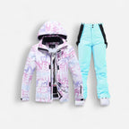 Zweiteiliger Skianzug für Damen mit Jacke und Hose
