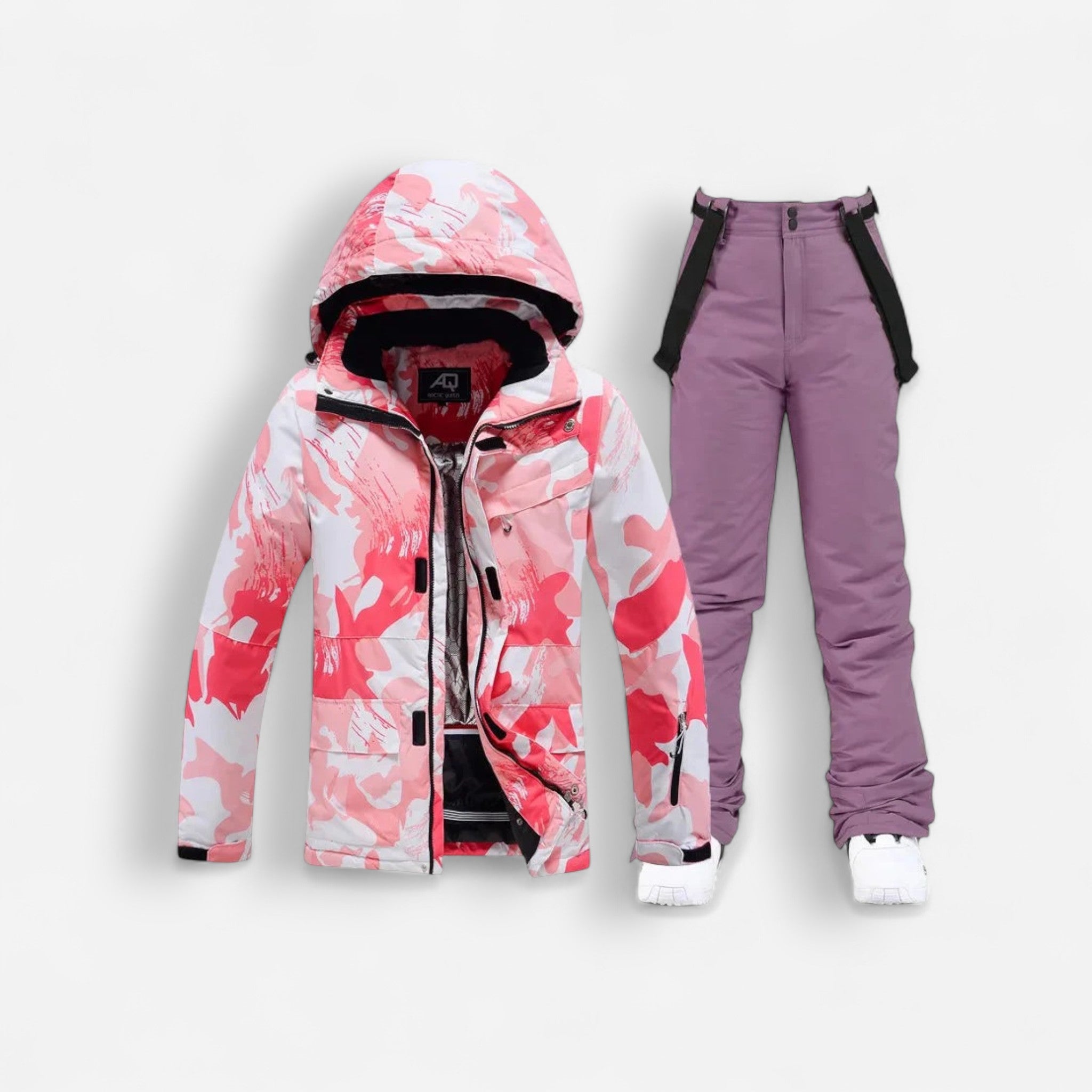 Zweiteiliger Skianzug für Damen mit Jacke und Hose