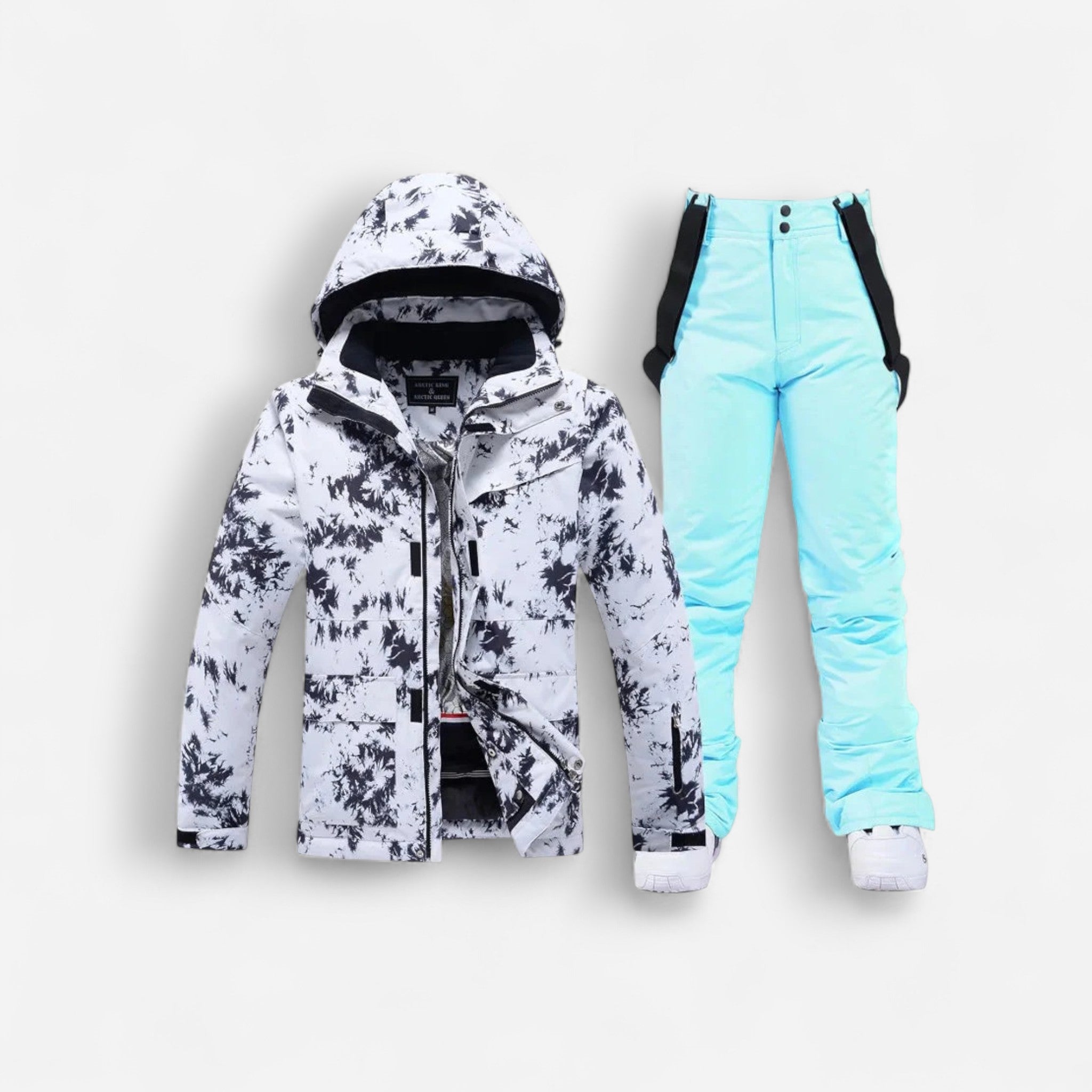 Zweiteiliger Skianzug für Damen mit Jacke und Hose