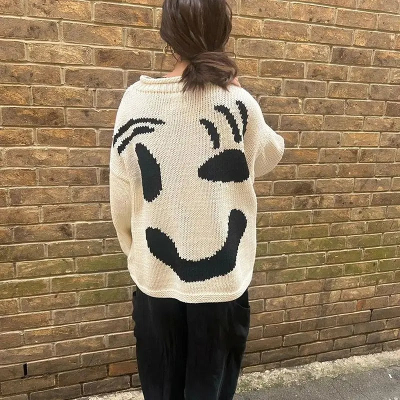 Oversized Strickpullover für Damen