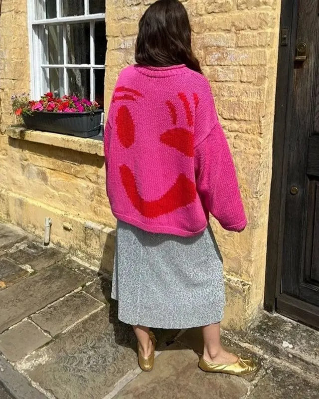 Oversized Strickpullover für Damen