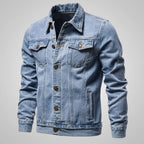 Jeansjacke für Herren aus Denim im coolen Stil als Übergangsjacke Jeansblau 6