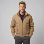 Kurze Jacke für Herren aus Baumwolle mit Karomuster Braun 2