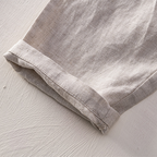 Leinenhose für Damen in lockerer Passform mit Gummibund im lässigen Stil Beige 6