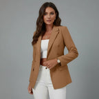 Taillierter Blazer für Damen im zweireihigen Design
