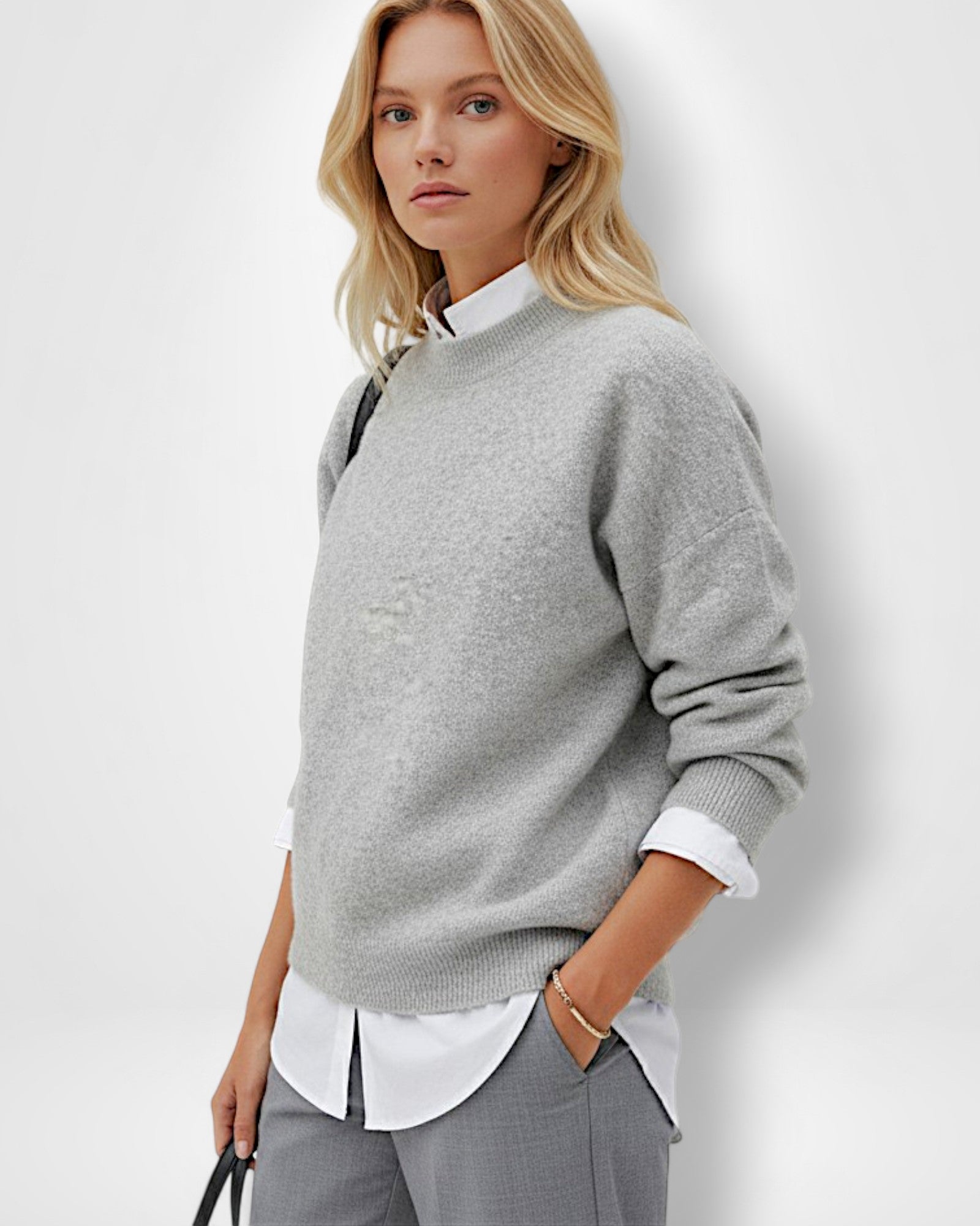 Pullover mit Rundhals für Damen