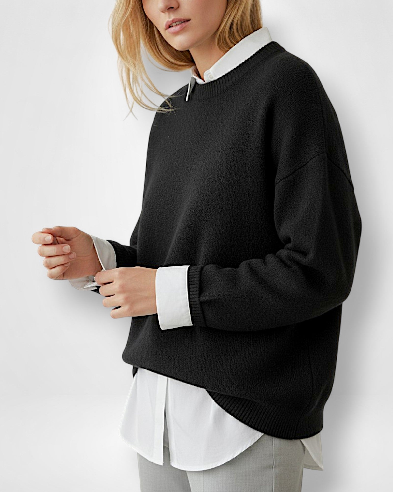 Pullover mit Rundhals für Damen