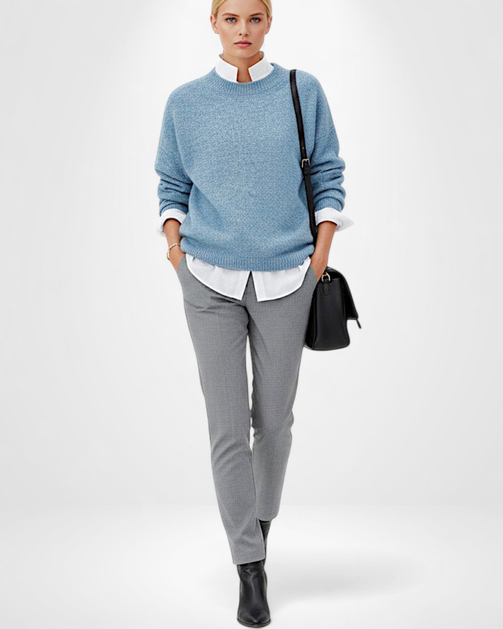 Pullover mit Rundhals für Damen