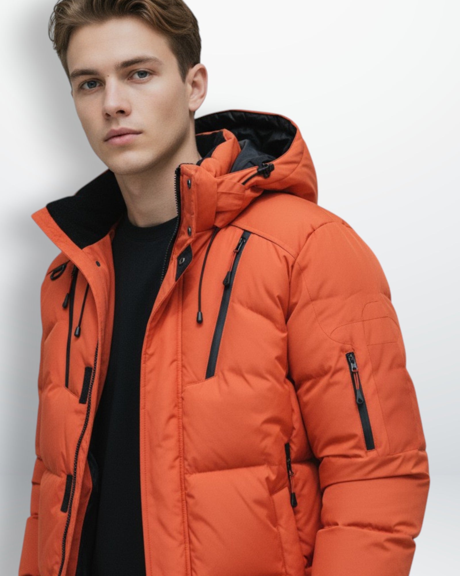 Outdoor Winterjacke für Herren in matter Optik