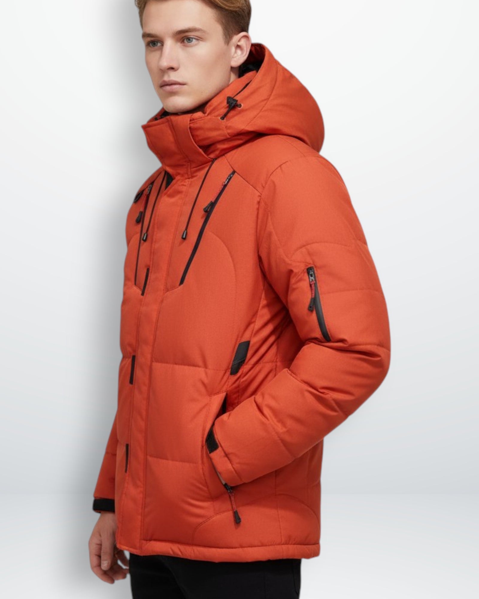 Outdoor Winterjacke für Herren in matter Optik