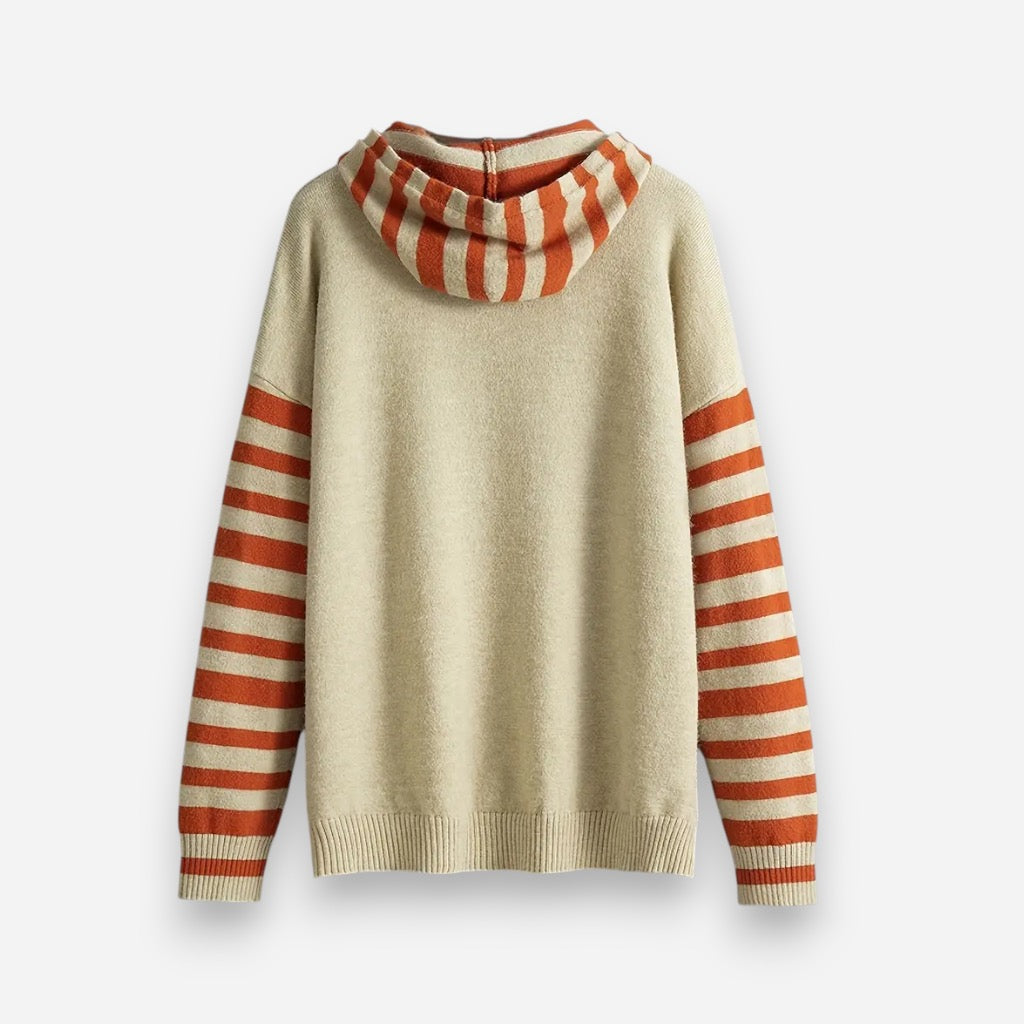 Damen Hoodie mit Hundemotiv und Kapuze