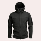 Outdoorjacke für Herren mit wasserdichter Ausstattung Schwarz 11