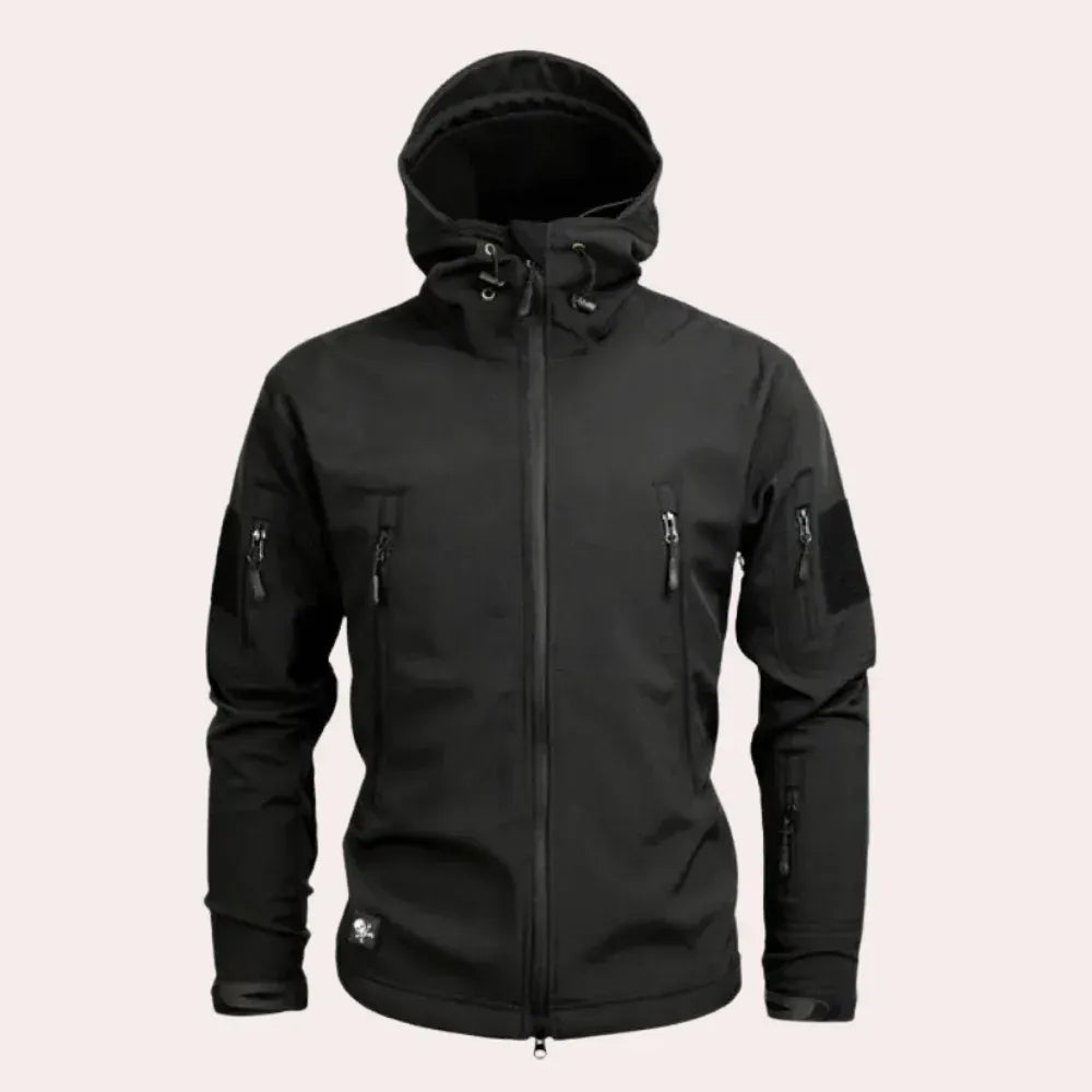 Outdoorjacke für Herren mit wasserdichter Ausstattung Schwarz 11