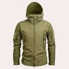 Outdoorjacke für Herren mit wasserdichter Ausstattung Khaki 4
