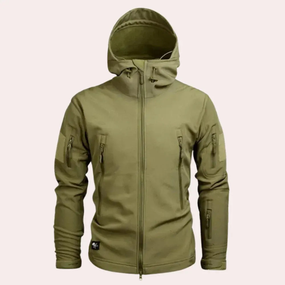 Outdoorjacke für Herren mit wasserdichter Ausstattung Khaki 4
