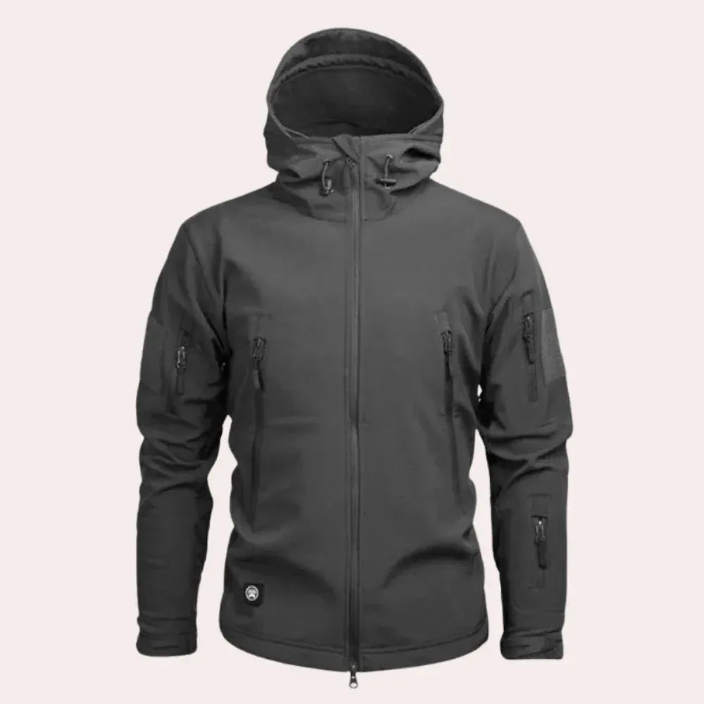 Outdoorjacke für Herren mit wasserdichter Ausstattung Grau 5