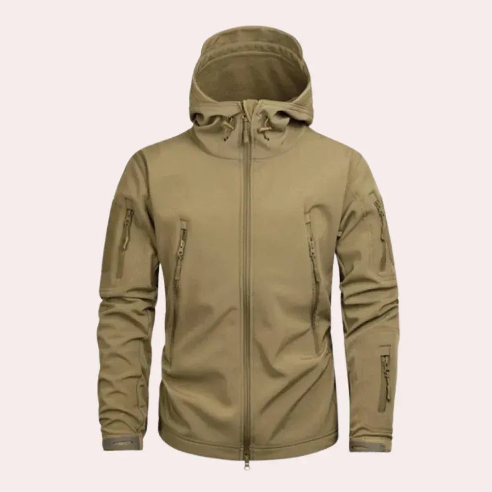 Outdoorjacke für Herren mit wasserdichter Ausstattung Braun 6
