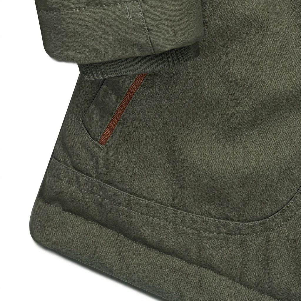 Outdoorjacke für Herren aus Webware mit Fütterung im Parka-Stil Olive 11