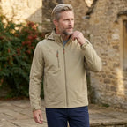 Outdoorjacke für Herren im sportlichen Stil mit wasserdichter Ausstattung Khaki 1