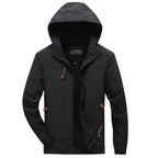 Outdoorjacke für Herren im sportlichen Stil mit wasserdichter Ausstattung Schwarz 10