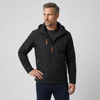 Outdoorjacke für Herren im sportlichen Stil mit wasserdichter Ausstattung Schwarz 4