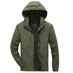 Outdoorjacke für Herren im sportlichen Stil mit wasserdichter Ausstattung Olive 7