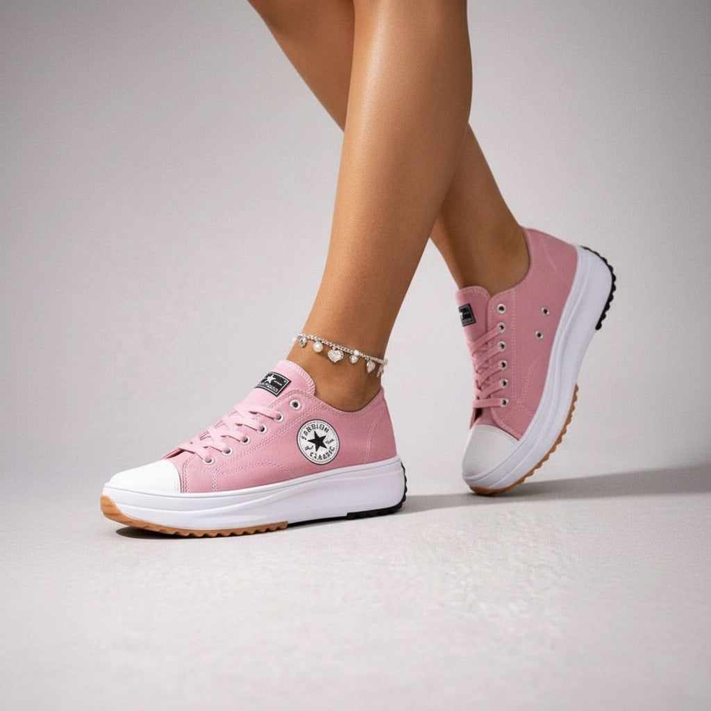 Turnschuhe für Damen mit Orthopädischer Funktion und Rutschfester Sohle