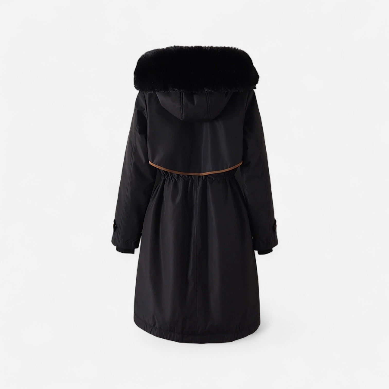 Winter Stepp Jacke für Damen im Parka-Stil mit Kapuze