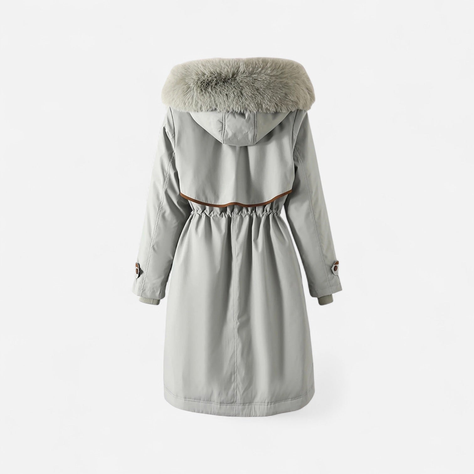 Winter Stepp Jacke für Damen im Parka-Stil mit Kapuze