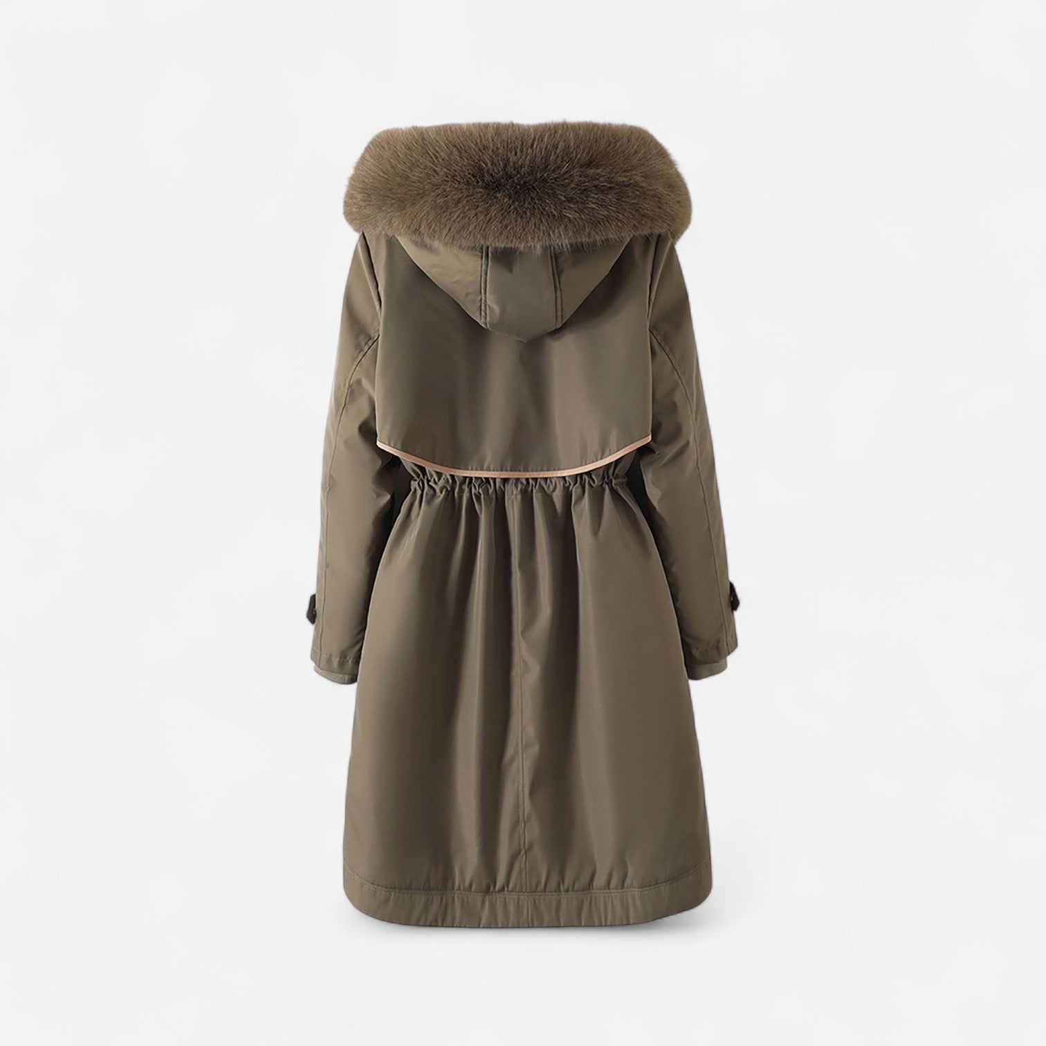 Winter Stepp Jacke für Damen im Parka-Stil mit Kapuze