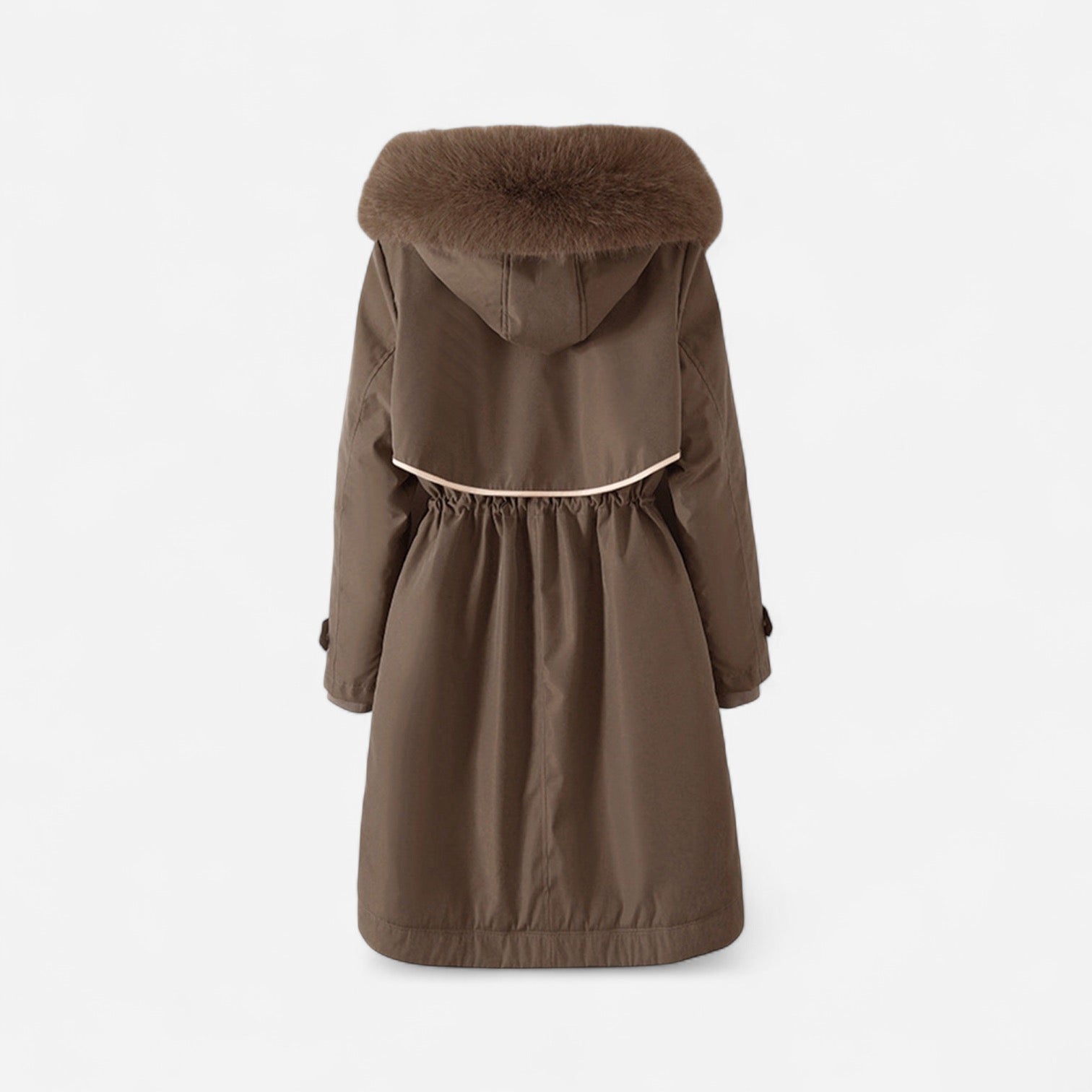 Winter Stepp Jacke für Damen im Parka-Stil mit Kapuze