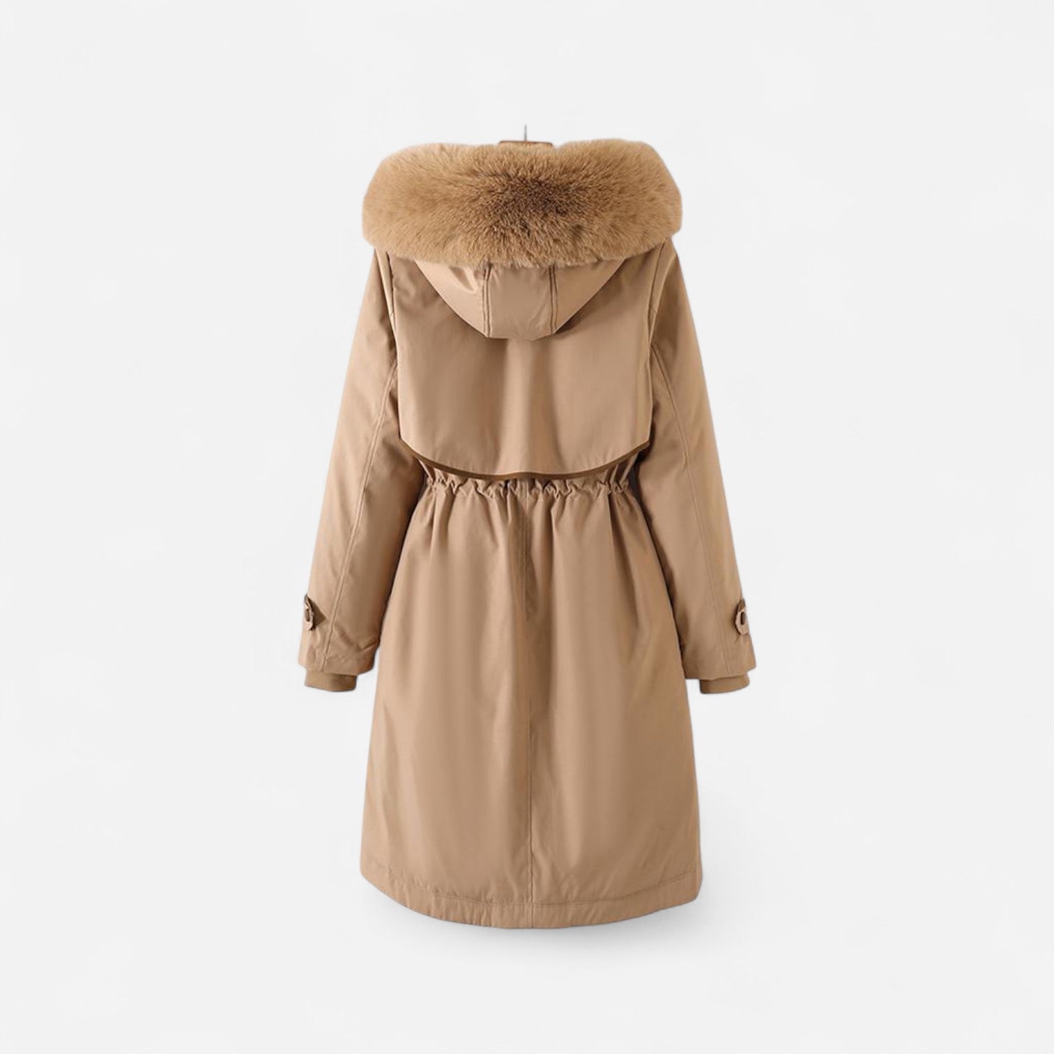 Winter Stepp Jacke für Damen im Parka-Stil mit Kapuze