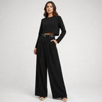 Zweiteiliges Palazzo-Set für Damen