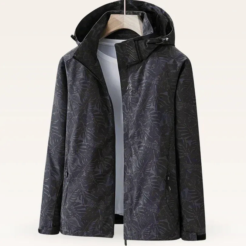 Softshelljacke für Damen mit Kapuze für Outdoor mit winddichtem Material Schwarz 5