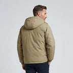Softshelljacke für Herren aus Synthetikmaterial mit Kapuze für Übergangszeiten Khaki 3