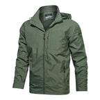 Softshelljacke für Herren mit Kapuze im Stretch-Design mit wasserdichter Ausstattung Dunkelgrün 10