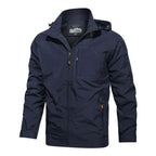 Softshelljacke für Herren mit Kapuze im Stretch-Design mit wasserdichter Ausstattung Dunkelblau 9
