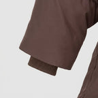 Steppjacke für Damen im Oversize-Schnitt mit Gürtel aus Daunen Braun 7